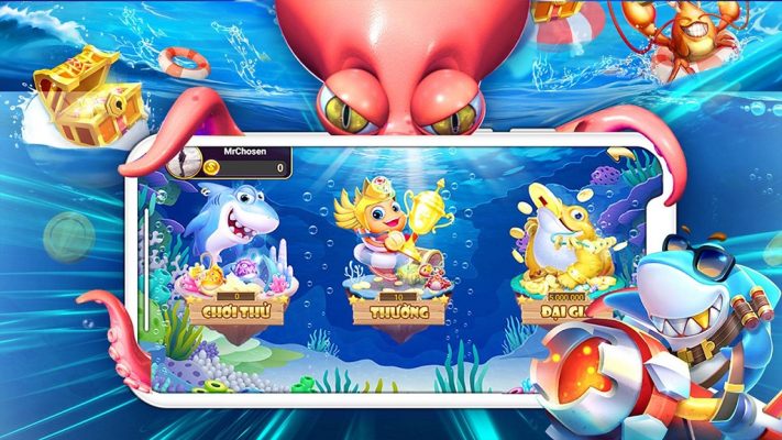 Nhiều hình thức đổi thưởng của game bắn cá online
